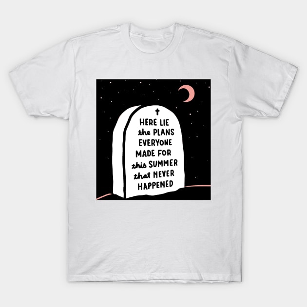 Grave T-Shirt by VictoriaBlackDesigns